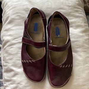Wolky Mary Janes. Purple/eggplant color. Size 41